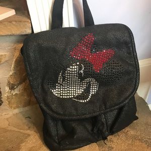 Minnie Mouse rhinestone backpack
